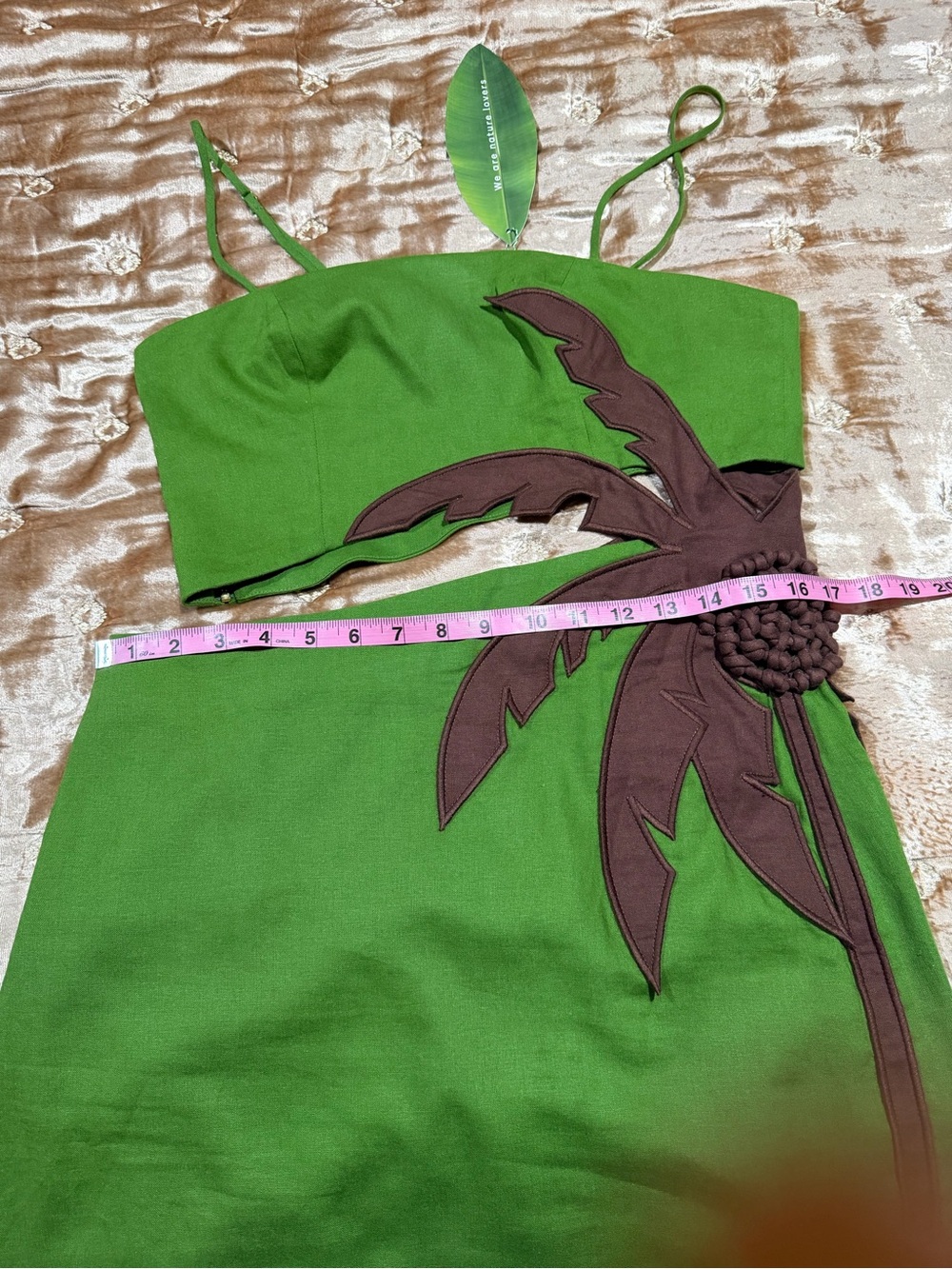 FARM Rio Palm Tree Midi Dress - Picture 9 of 12
